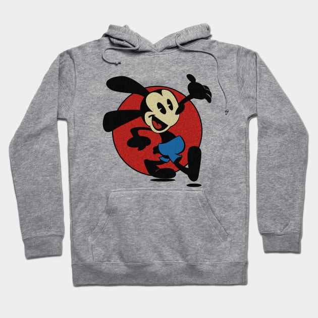 Vintage Oswald The Lucky Rabbit Keep Walking 1927 Hoodie by Mirrorfor.Art